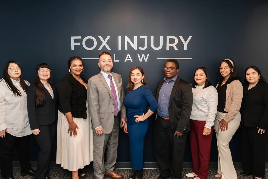 The Fox Injury Law team at their office
